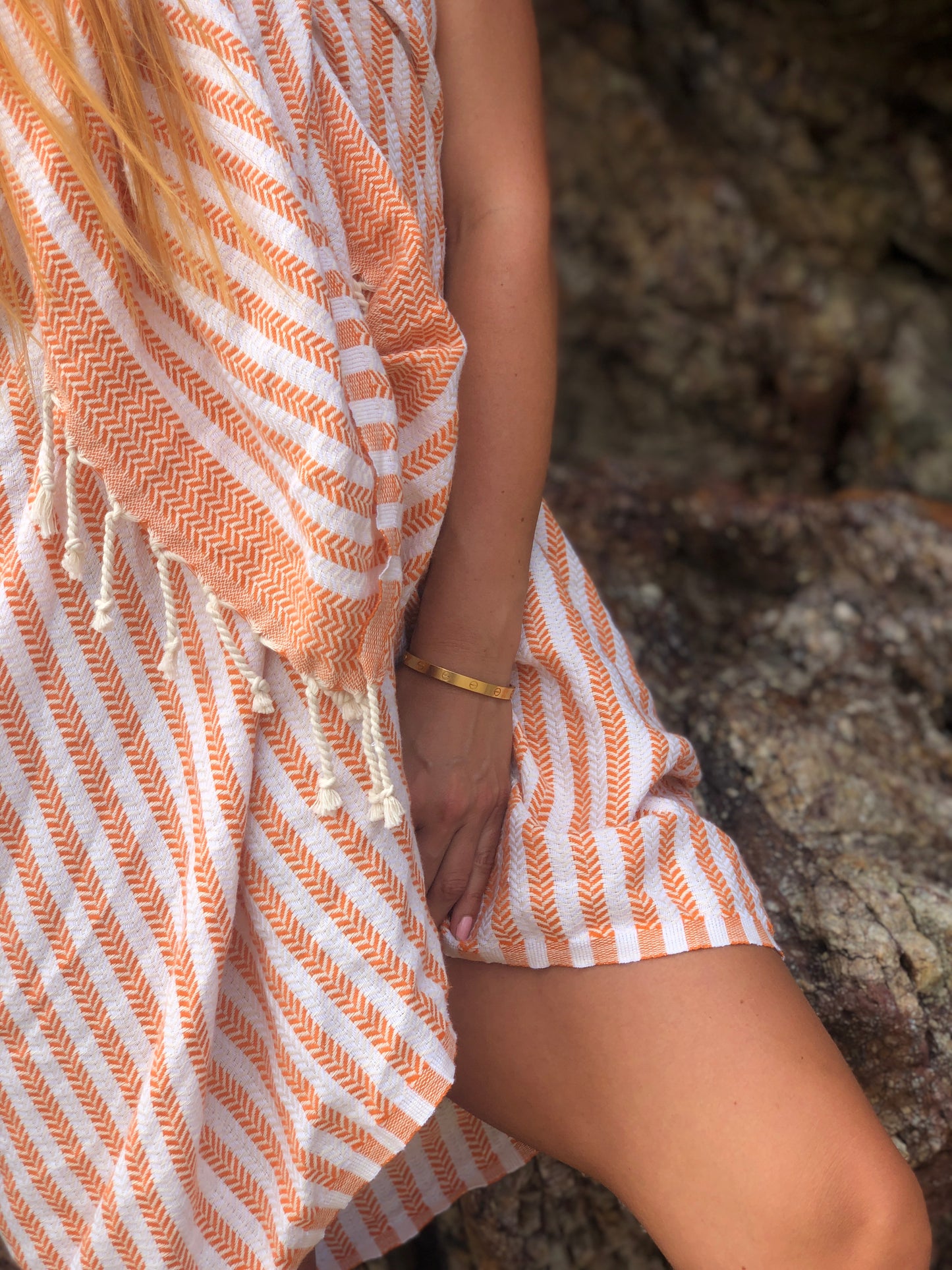 Chevron Stripes - Orange