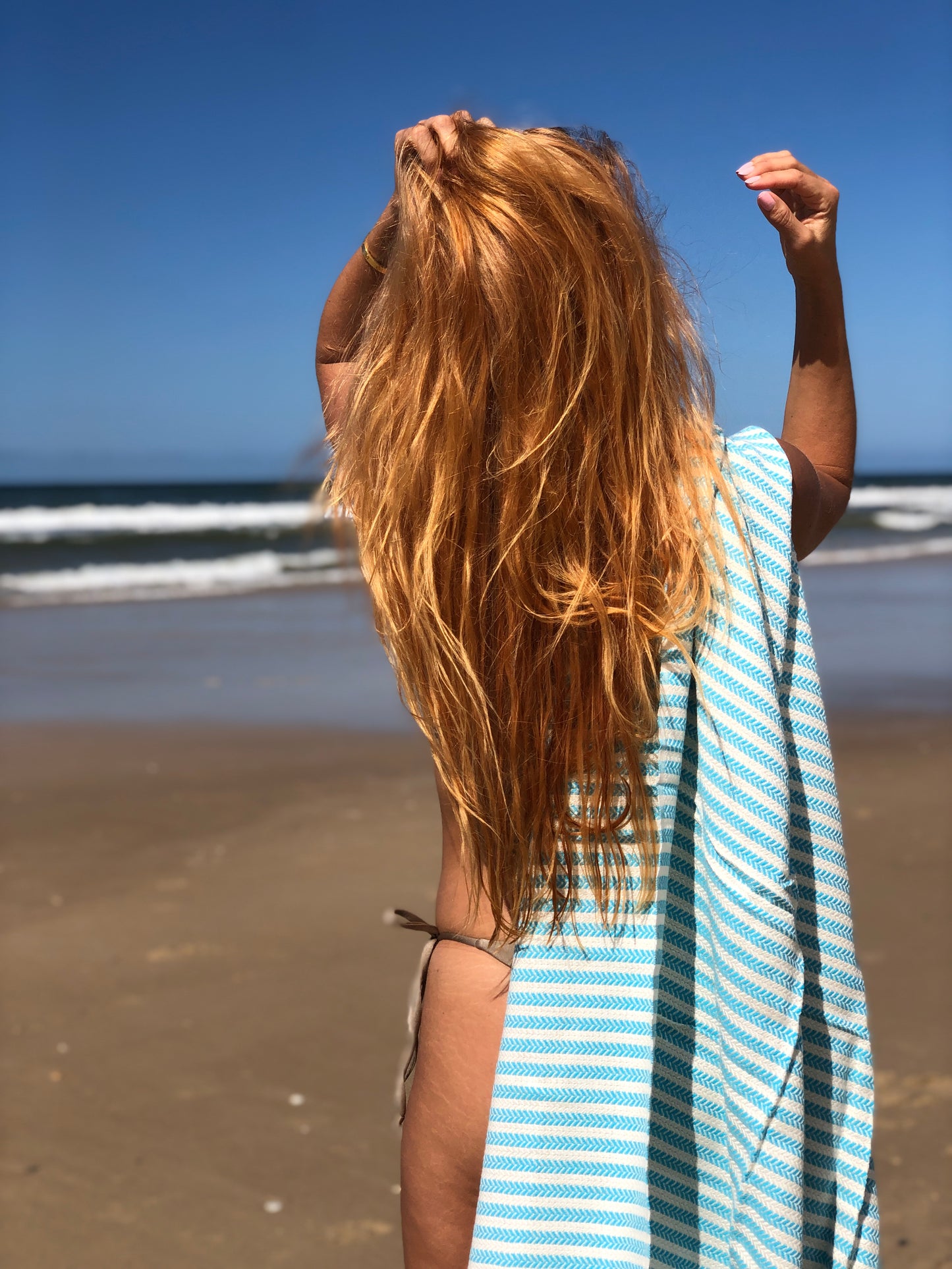 Chevron Stripes - Aqua