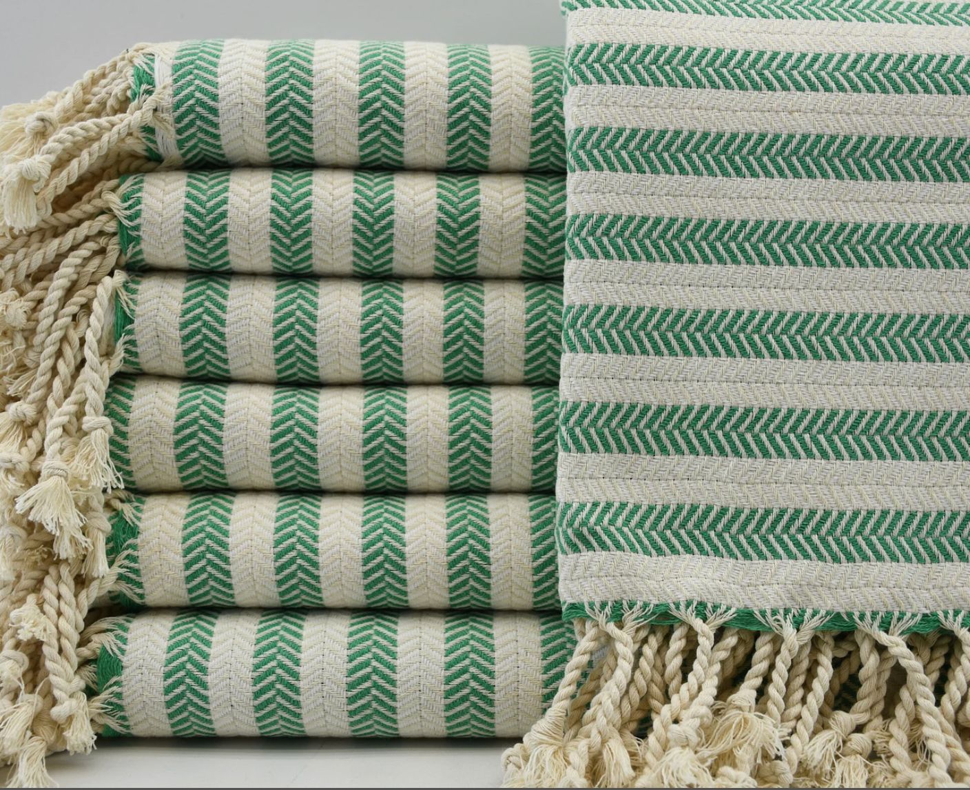Chevron Stripes - Green