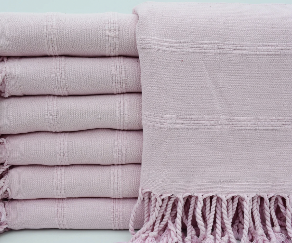 Stonewashed Towel - Pale Pink