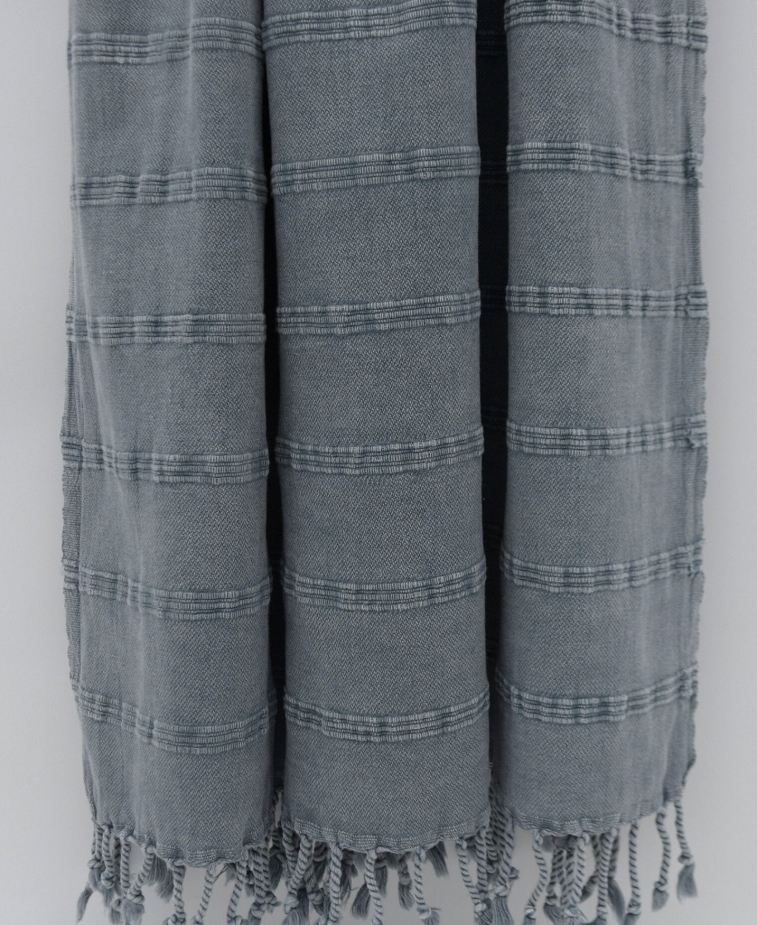 Stonewashed Towel - Charcoal