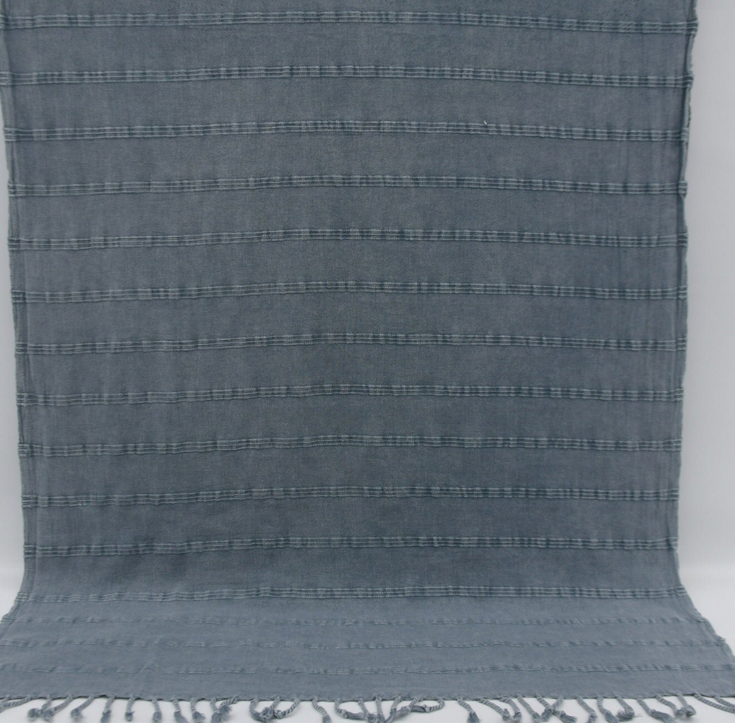Stonewashed Towel - Charcoal