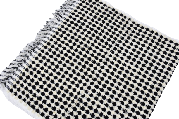 Dot - Black and white - Hand Towel