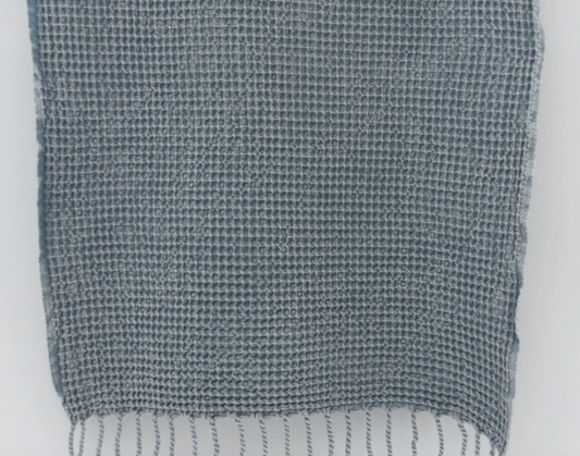 Waffle Hand Towel- Denim