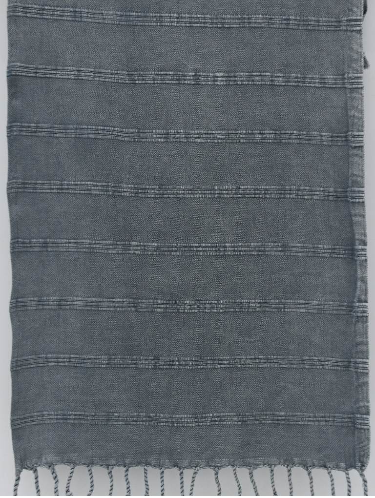 Stonewashed Hand Towel - Charcoal