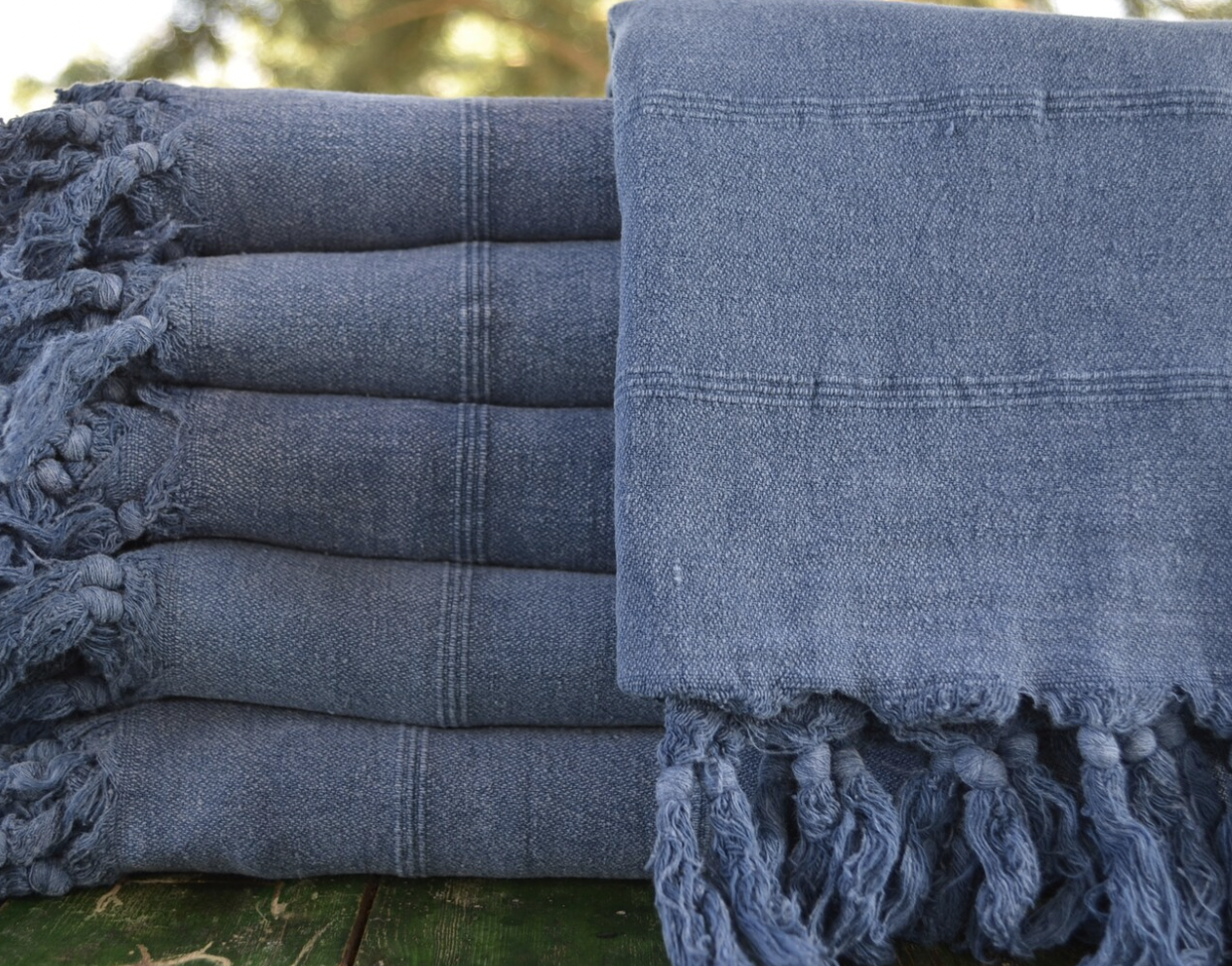 Stonewashed Towel - Denim