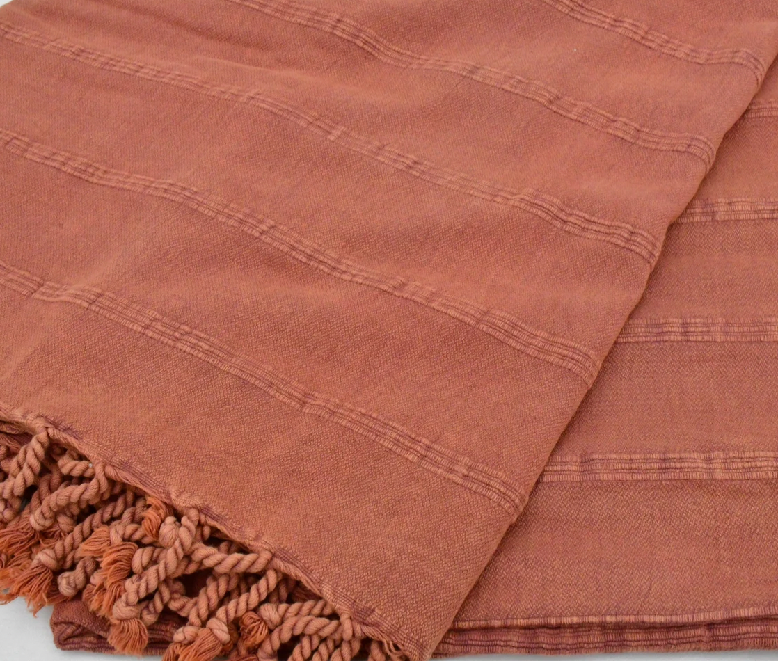 Stonewashed Towels - Terracotta