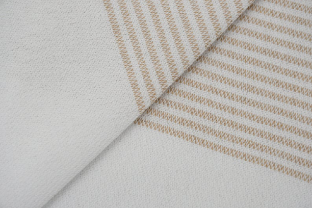 Striped Hand Towel - Beige Stripes